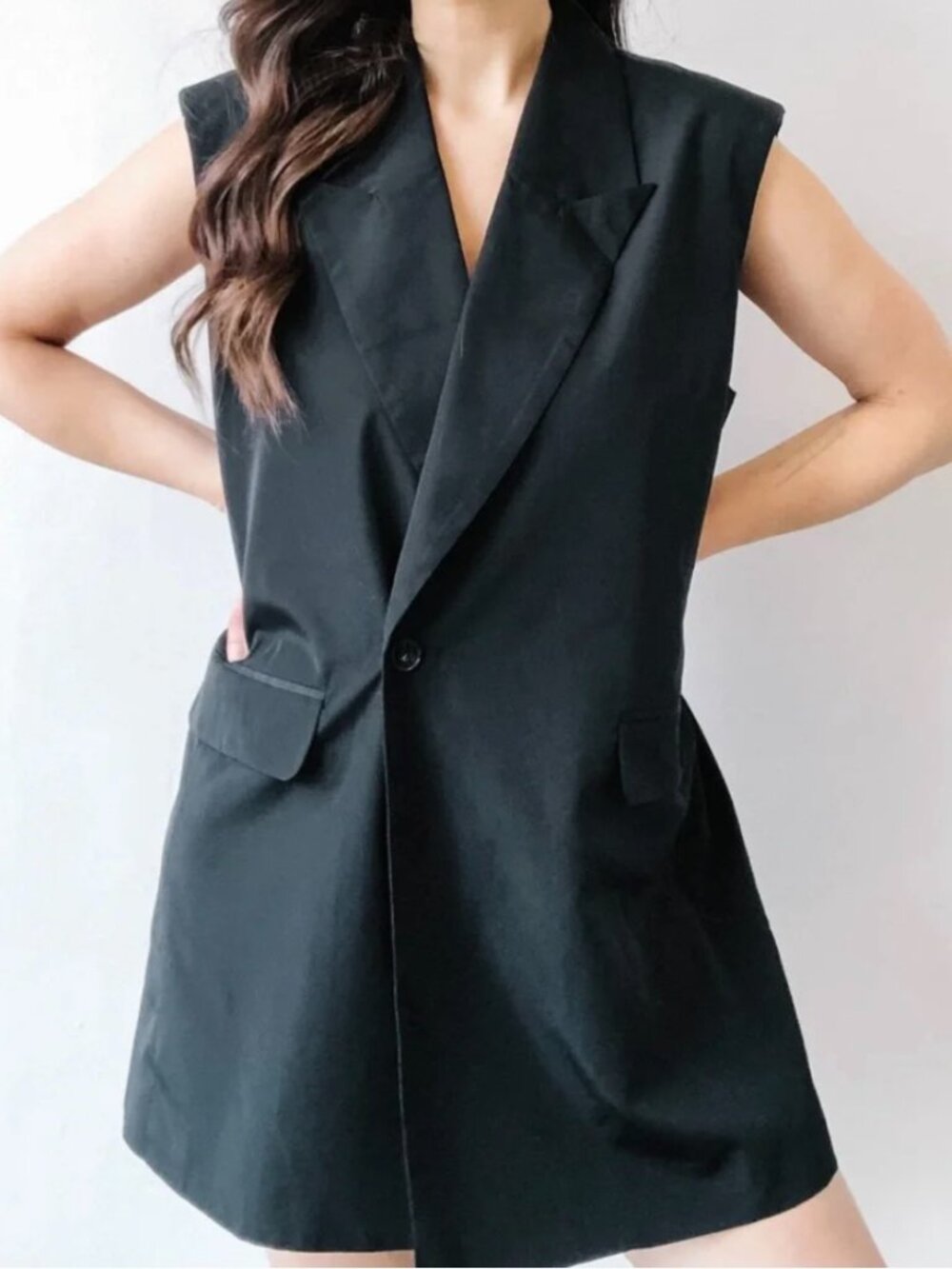 Birgitte Herskind Phoebe Vest / Sleeveless Blazer – Black – Size 38 (Medium) 🖤 - Picture 4 of 8